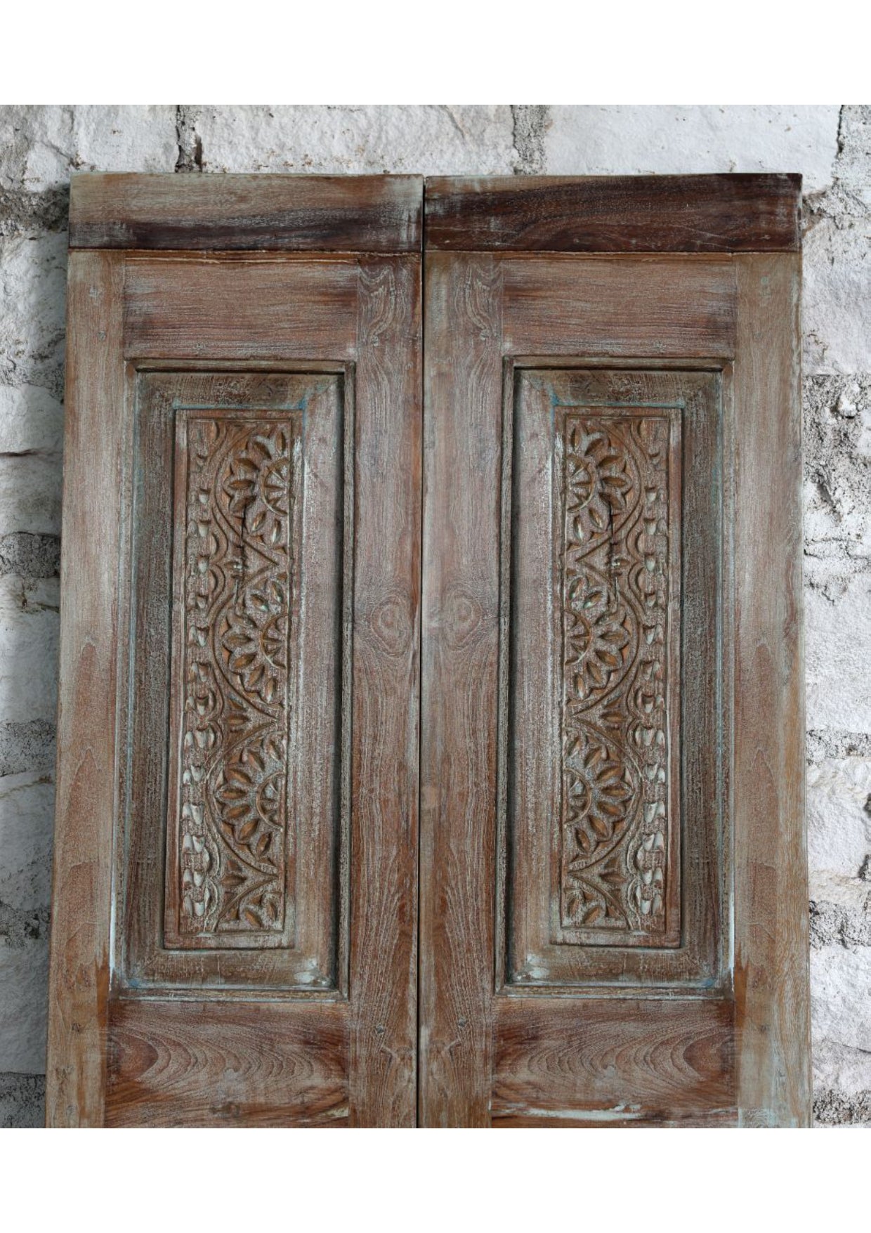 Antique Carved Door Rustic Farmhouse French Style Doors Barn Door 80x28