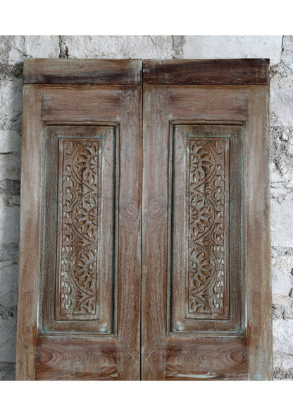 Antique Carved Door Rustic Farmhouse French Style Doors Barn Door 80x28